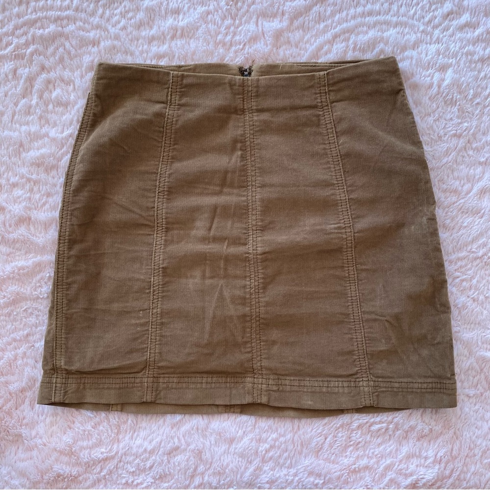EUC Free People Corduroy Modern Femme Skirt, 6